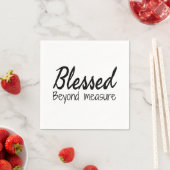 Serviette En Papier Béni au-delà de la mesure (En situation)