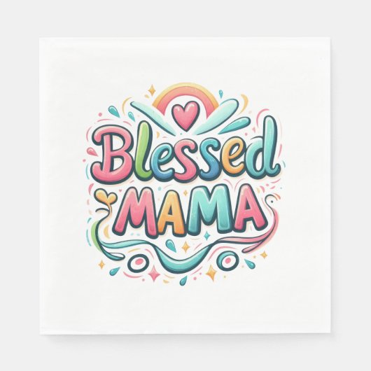 Serviette En Papier Béni maman (Devant)