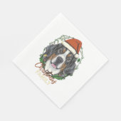 Serviette En Papier Berese Mountain Dog Lights Christmas Matching Fam (Coin)