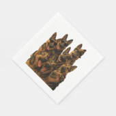 Serviette En Papier Berger allemand (Coin)