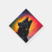 Serviette En Papier Berger allemand (Coin)