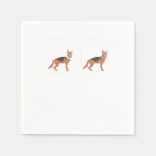 Serviette En Papier Berger allemand