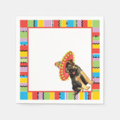 Serviette En Papier Berger allemand Fiesta (Devant)