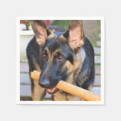 Serviette En Papier berger allemand par Shirley Taylor (Devant)