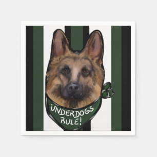 Serviette En Papier Berger Allemand Underdog