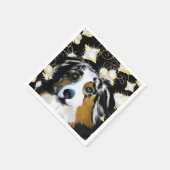 Serviette En Papier Berger Australien   (Coin)