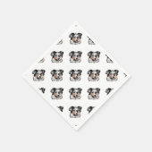 Serviette En Papier Berger Australien (Coin)