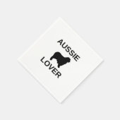 Serviette En Papier berger australien aussie amant (Coin)