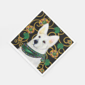 Serviette En Papier Berger Blanc Allemand (Coin)