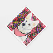 Serviette En Papier Berger Blanc Suisse (Coin)