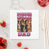 Serviette En Papier Berger Border Collie (En situation)