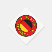 Serviette En Papier Berlin Allemagne (Coin)