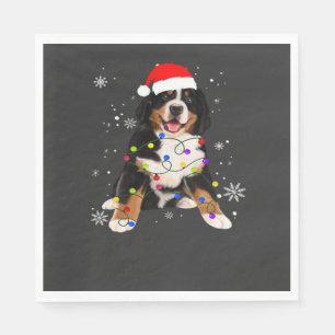 Serviette En Papier Bernard drôle de chien de montagne bernois Illumin