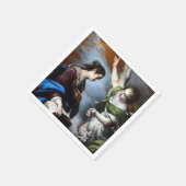 Serviette En Papier Bernardo Strozzi L'Annonciation (Coin)