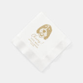 Serviette En Papier Bernedoodle Chien Cheval Personnalisé Serviettes (Coin)