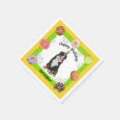 Serviette En Papier Bernese Mountain dog Anniversaire fête Napkin (Coin)