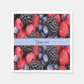 Serviette En Papier Berries mixtes (Devant)