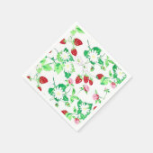 Serviette En Papier Berry Anniversaire Napkin (Coin)