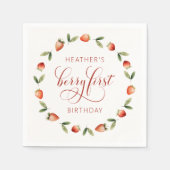 Serviette En Papier Berry First (Devant)