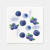 Serviette En Papier Berry First | 1er anniversaire | Blueberry | MOTIF (Devant)