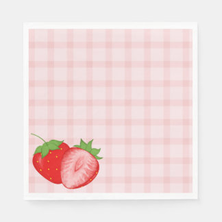Serviette En Papier Berry First Birthday Party Napkins