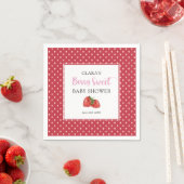 Serviette En Papier Berry fraise Baby shower sucré (En situation)