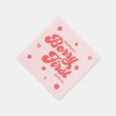 Serviette En Papier Berry fraise Premier anniversaire été (Coin)