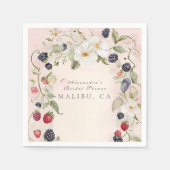 Serviette En Papier Berry in Love Douche (Devant)