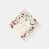 Serviette En Papier Berry in Love Douche (Coin)