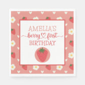 Serviette En Papier Berry Premier 1er anniversaire (Devant)
