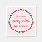Serviette En Papier Berry Sweet Anniversaire (Devant)