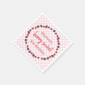 Serviette En Papier Berry Sweet Anniversaire (Coin)