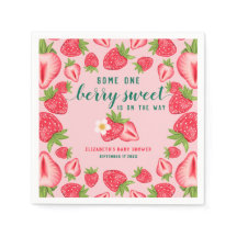 Berry Sweet Baby Baby shower fraise sur mesure