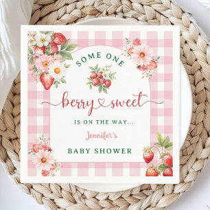 Serviette En Papier Berry Sweet Baby shower de fraise papier Napkin