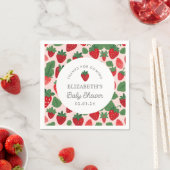 Serviette En Papier Berry Sweet Baby shower pique-nique (En situation)