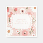 Serviette En Papier Berry Sweet Love Fête des mariées (Devant)