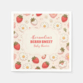 Serviette En Papier Berry Sweet Rose Coquette bébé (Devant)