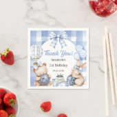 Serviette En Papier Berry Sweet Watercolor Blueberry fête d'anniversai (En situation)