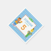 Serviette En Papier Bert and Ernie Birthday (Coin)