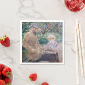 Serviette En Papier Berthe Morisot - Eugene Manet avec sa fille (En situation)