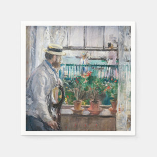 Serviette En Papier Berthe Morisot - Eugene Manet sur l'île de Wight