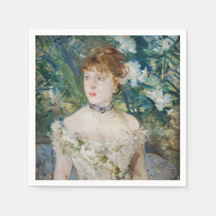 Serviette En Papier Berthe Morisot - Jeune Fille en Robe de Bal