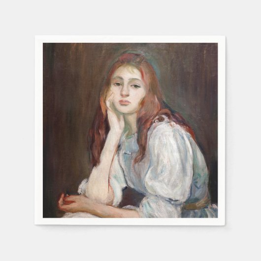 Serviette En Papier Berthe Morisot - Julie Daydreaming (Devant)