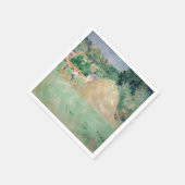 Serviette En Papier Berthe Morisot - Les piles de Haystacks à Bougival (Coin)