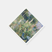 Serviette En Papier Berthe Morisot - Tremieres Rose (Coin)
