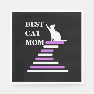Serviette En Papier Best Cat Mom