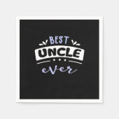 Serviette En Papier Best Uncle Ever Gift Idea (Devant)