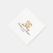 Serviette En Papier Best Western Dark Brown Mariage (Coin)