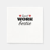 Serviette En Papier Best Work Bestie Classic (Devant)