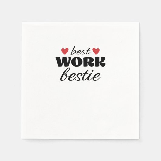 Serviette En Papier Best Work Bestie Classic (Devant)